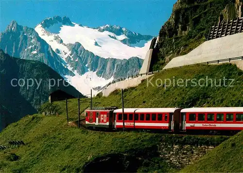 Furka Oberalp Bahn Andermatt Salbitschijen  Kat. Eisenbahn