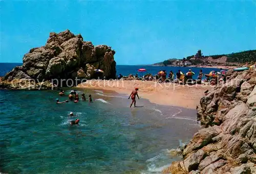 Calella de Mar Playa de la Rosa Grossa al fondo