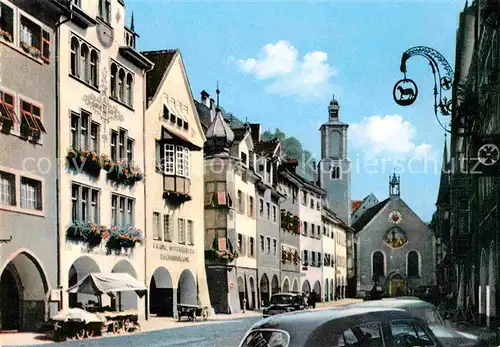 Feldkirch Vorarlberg Marktstrasse Kirche Kat. Feldkirch