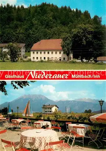 Oberaudorf Muehlach Gasthaus Niederauer Kat. Oberaudorf