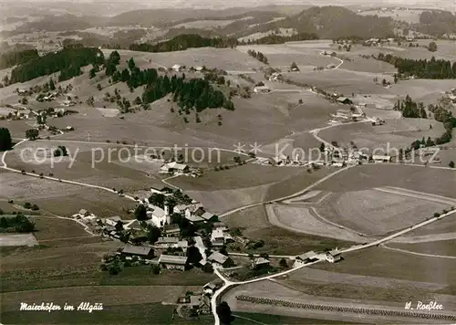 Maierhoefen Allgaeu Fliegeraufnahme Kat. Maierhoefen