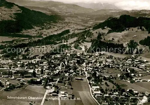 Oberstaufen Fliegeraufnahme Kat. Oberstaufen