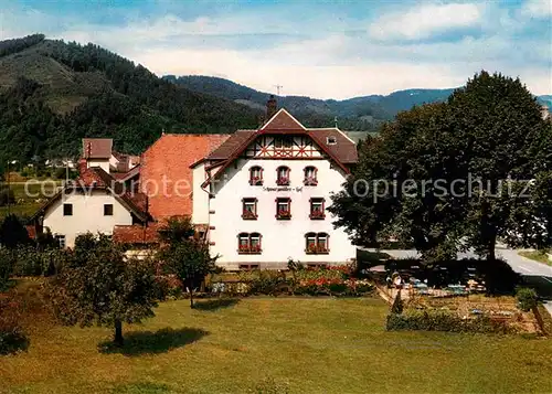 Bleibach Gasthaus Pension Schwarzwaelder Hof Kat. Gutach im Breisgau