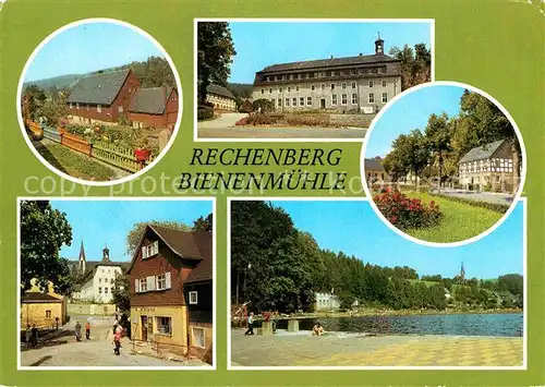 Rechenberg Bienenmuehle Osterzgebirge Alte Strasse Polytech Oberschule Muldentalstr Marktblick Waldbad Kat. Rechenberg Bienenmuehle