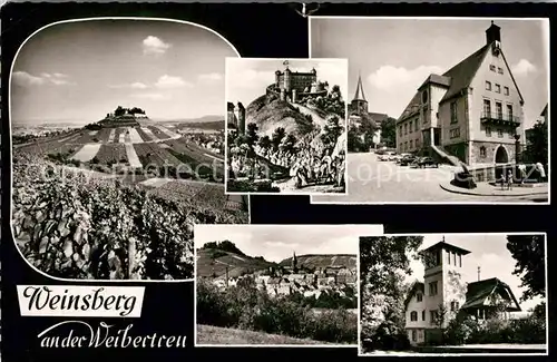 Weinsberg Burg Weibertreu Ortsansicht Kat. Weinsberg