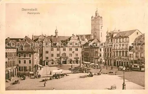 Darmstadt Marktplatz Kat. Darmstadt