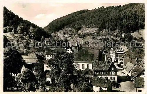 Teinach Zavelstein Bad Kirche Panorama Kat. Bad Teinach Zavelstein