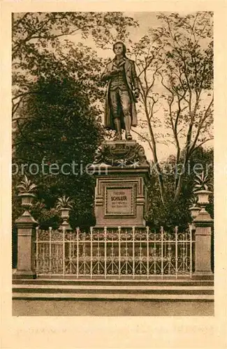 Marbach Neckar Schiller Denkmal Kat. Marbach am Neckar