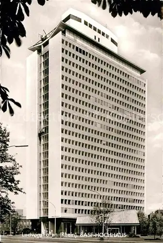 Ludwigshafen Rhein BASF Hochhaus Kat. Ludwigshafen am Rhein