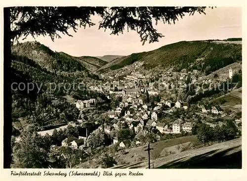 Schramberg Fuenftaelerstadt Panorama Kat. Schramberg