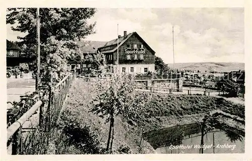 Aschberg Vogtland Sporthotel Waldgut  Kat. Reichenbach