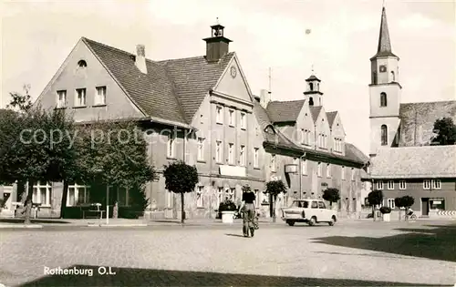 Rothenburg Oberlausitz Marktplatz Kat. Rothenburg Oberlausitz