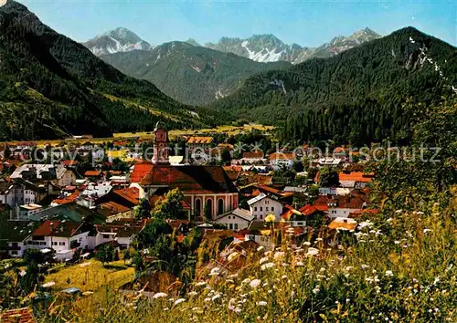 Mittenwald Bayern Solstein Erlspitze Reitherspitze Kat. Mittenwald