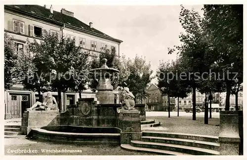 Zweibruecken Wittelsbachbrunnen Kat. Zweibruecken