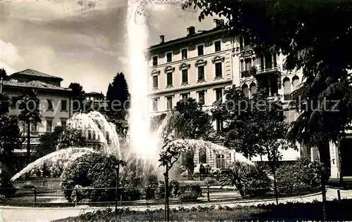 Lugano Lago di Lugano Brunnen