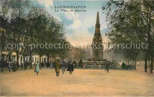 Ludwigshafen Rhein Marktplatz Kat. Ludwigshafen am Rhein