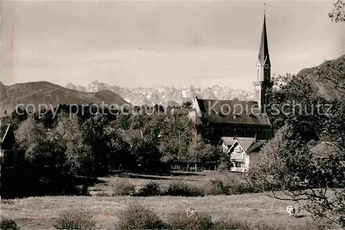 uebersee Kirche Wilder Kaiser Kat. uebersee