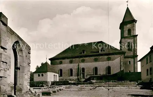 Hornbach Pfalz Klostergarten Grabkapelle Klosterkirche Kat. Hornbach