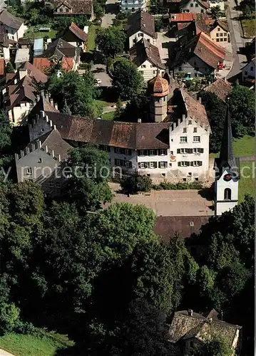 Buerglen TG Schloss Evangelische Kirche Kat. Buerglen TG