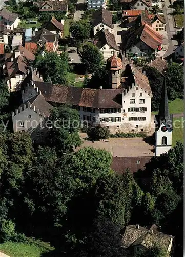 Buerglen TG Schloss Evangelische Kirche Kat. Buerglen TG