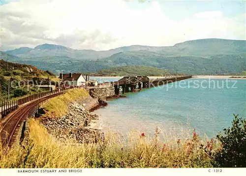 Barmouth Barmouth Estuary and Bridge Kat. United Kingdom