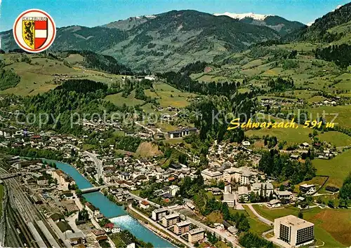 Schwarzach Pongau Fliegeraufnahme  Kat. Schwarzach im Pongau