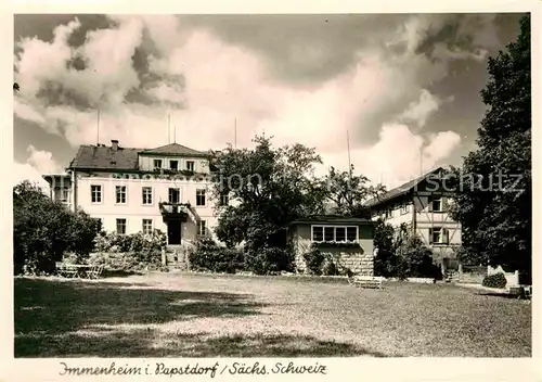 Papstdorf Immenheim Kat. Gohrisch