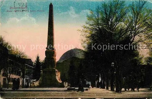 Darmstadt Kirche Alice Denkmal Kat. Darmstadt