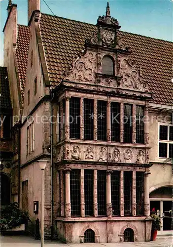 Lemgo Erker der Ratsapotheke 17. Jhdt. Alte Hansestadt Kat. Lemgo