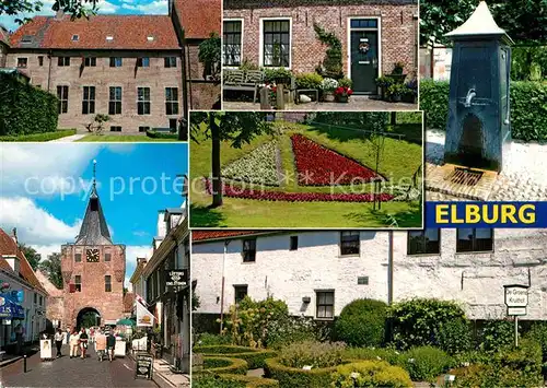 Elburg Tor Brunnen Kruithof  Kat. Niederlande