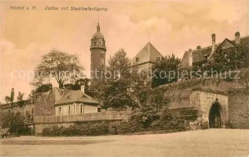 Hoechst Main Zolltor Stadtbefestigung Kat. Frankfurt am Main