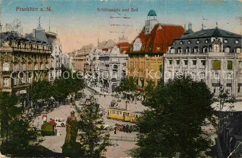 Frankfurt Main Schillerplatz Zeil Kat. Frankfurt am Main