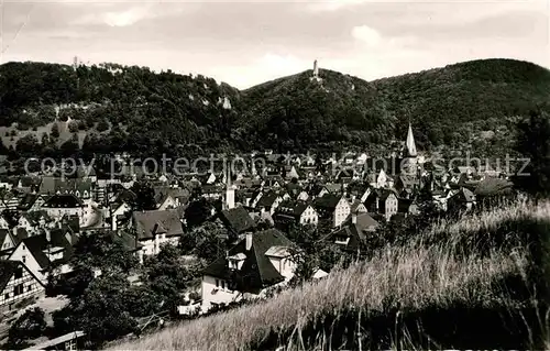 Geislingen Steige mit Helfenstein Kat. Geislingen an der Steige