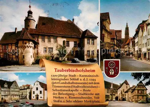 Tauberbischofsheim Teilansichten  Kat. Tauberbischofsheim