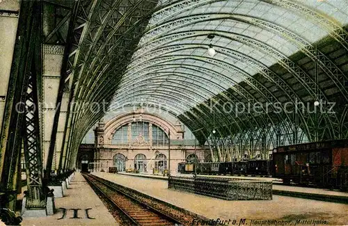 Frankfurt Main Hauptbahnhof Mittelhalle Kat. Frankfurt am Main