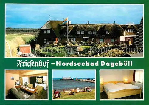 Dagebuell Ferienhof Strand Fernsehzimmer  Kat. Dagebuell