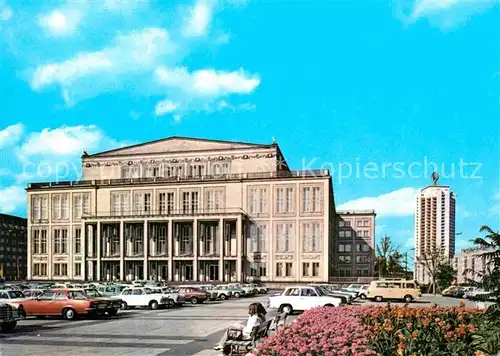 Leipzig Opernhaus am Karl Marx Platz Kat. Leipzig