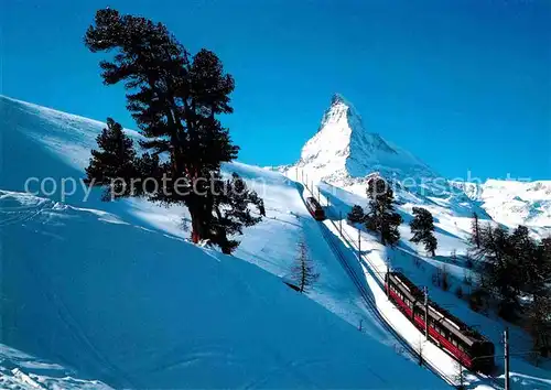 Gornergratbahn Zermatt Matterhorn Kat. Gornergrat