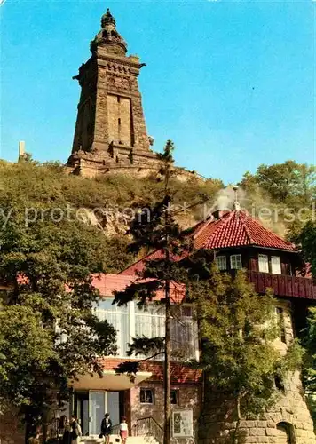 Kyffhaeuser Denkmal mit HOG Burghof Kat. Bad Frankenhausen