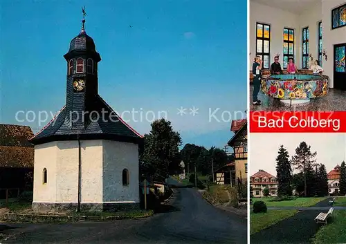 Bad Colberg Heldburg Kapelle Trinkbrunnen Park Kat. Bad Colberg Heldburg