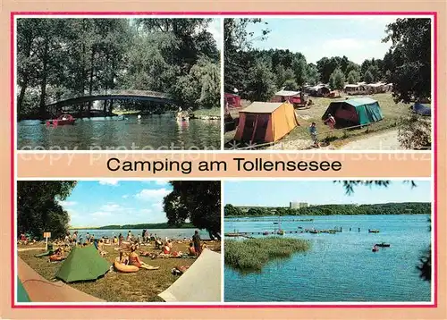 Neubrandenburg Camping am Tollensesee Kat. Neubrandenburg