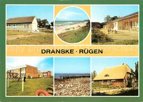 Dranske Nonnewirt Strand  Kat. Dranske