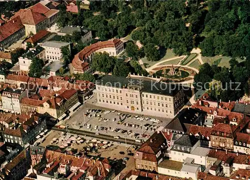 Erlangen Fliegeraufnahme Schloss mit Schlosspark Kat. Erlangen