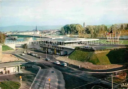 Strasbourg Alsace Pont de L`Europa sur le Rhin Kat. Strasbourg