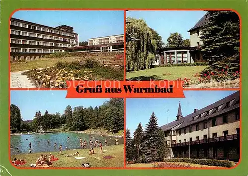 Geringswalde Warmbad Bergarbeitersanatorium Freibad Kat. Geringswalde