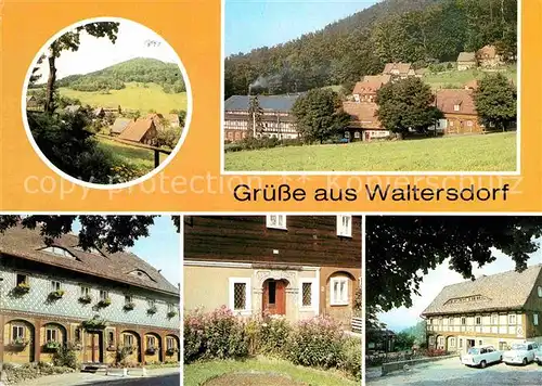 Waltersdorf Zittau Lausche Sonneberg Restaurant Grenzbaude Kat. Grossschoenau Sachsen