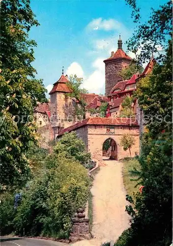 Rothenburg Tauber Kobolzeller Tor Kat. Rothenburg ob der Tauber