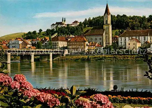 Passau Innpartie mit Maria Hilf Kat. Passau