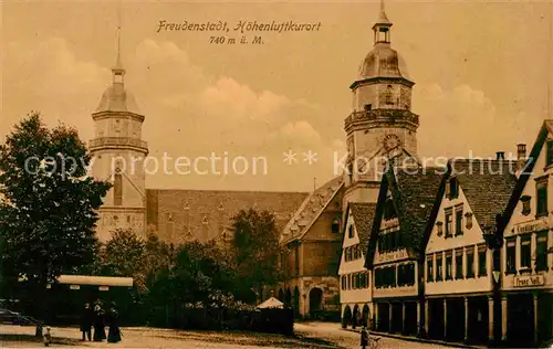 Freudenstadt Kirchenpartie Kat. Freudenstadt