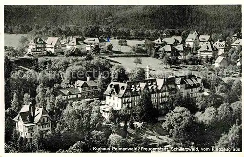 Freudenstadt Kurhaus Palmenwald Fliegeraufnahme Kat. Freudenstadt